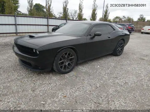 2C3CDZBT3HH583091 — 2017 Dodge Challenger, zdjęcie 3 z IAAI, Grad