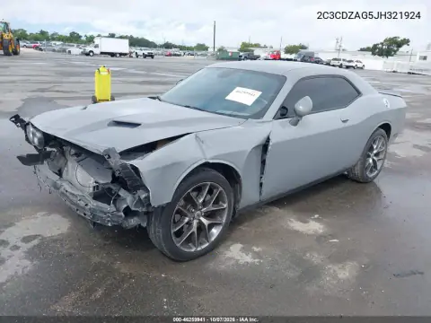 2018 Dodge Challenger Sxt VIN 2C3CDZAG5JH321924 фото 3