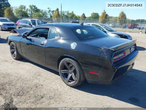 2018 Dodge Challenger R/T Scat Pack VIN 2C3CDZFJ7JH314543 фото 3