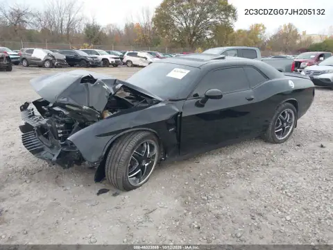 2C3CDZGG7JH205132 — 2018 Dodge Challenger, photo 3 from IAAI, Front end