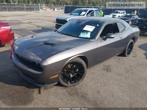 2C3CDZAG4JH321591 — 2018 Dodge Challenger, zdjęcie 3 z IAAI, Prawy bok