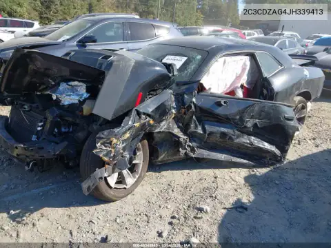 2C3CDZAG4JH339413 — 2018 Dodge Challenger, zdjęcie 2 z IAAI, Dachowanie