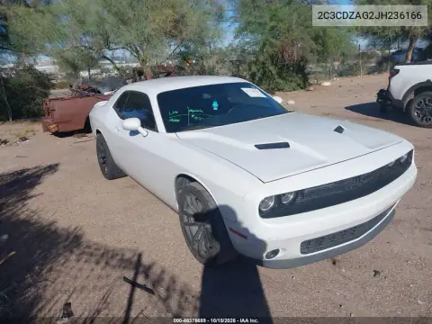 2C3CDZAG2JH236166 — 2018 Dodge Challenger, Rear end, before-repair photos