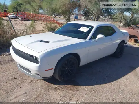 2C3CDZAG2JH236166 — 2018 Dodge Challenger, zdjęcie 3 z IAAI, Tył