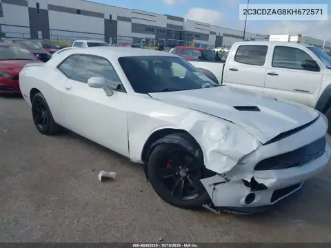 2C3CDZAG8KH672571 — 2019 Dodge Challenger, Front end, before-repair photos