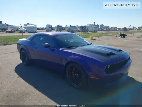 2C3CDZL94KH718539 — 2019 Dodge Challenger, фото 2 з IAAI, Лівий бік