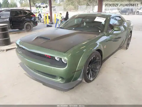 2C3CDZFJ1LH226817 — 2020 Dodge Challenger, ფოტო 3, IAAI, წინა ნაწილი