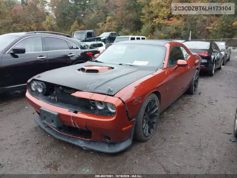 2C3CDZBT6LH173104 — 2020 Dodge Challenger, фото 3 с аукциона IAAI, ПЕРЕДНЯЯ ЧАСТЬ