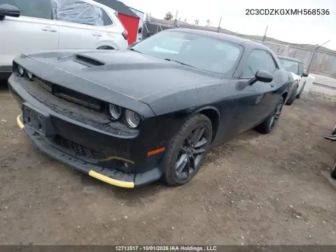 2021 Dodge Challenger VIN 2C3CDZKGXMH568536 фото 2