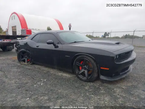 2021 Dodge Challenger R/T VIN 2C3CDZBT9MH542779 фото 1