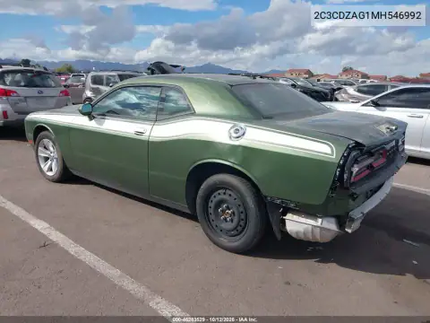 2C3CDZAG1MH546992 — 2021 Dodge Challenger, photo 4 from IAAI 27.10.2026, Rear end