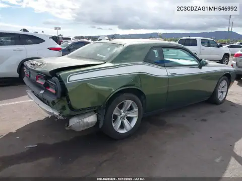 2C3CDZAG1MH546992 — 2021 Dodge Challenger, photo 5 from IAAI 27.10.2026, Rear end