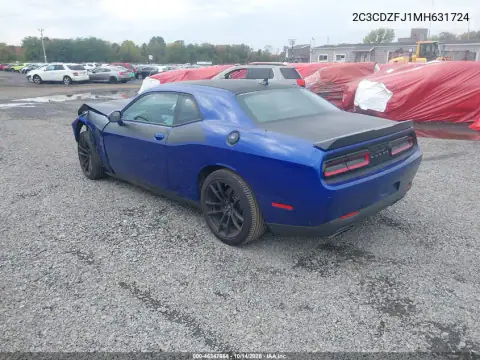 2C3CDZFJ1MH631724 — 2021 Dodge Challenger, фото 4 с аукциона IAAI, ПЕРЕДНЯЯ ЧАСТЬ