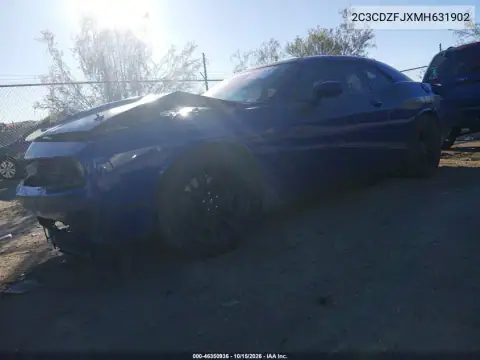 2C3CDZFJXMH631902 — 2021 Dodge Challenger, zdjęcie 3 z IAAI, Przód