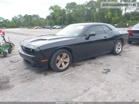 2023 Dodge Challenger Sxt VIN 2C3CDZAG0PH601940 фото 2