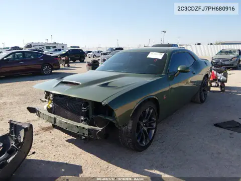 2023 Dodge Challenger R/T Scat Pack VIN 2C3CDZFJ7PH680916 фото 3