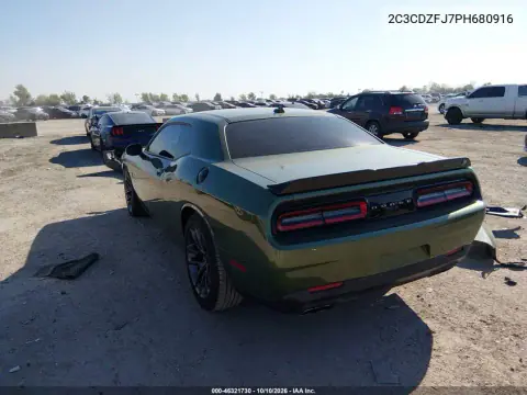 2023 Dodge Challenger R/T Scat Pack VIN 2C3CDZFJ7PH680916 фото 4