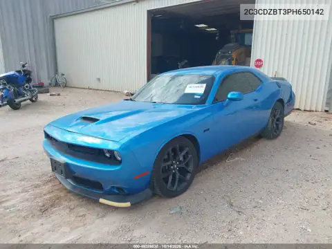 2C3CDZBT3PH650142 — 2023 Dodge Challenger, ფოტო 3, IAAI, უკანა ნაწილი