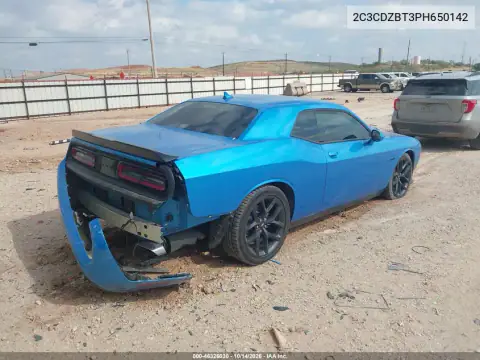 2C3CDZBT3PH650142 — 2023 Dodge Challenger, ფოტო 5, IAAI, უკანა ნაწილი
