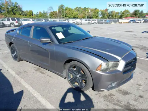 2C3CDXHG7CH287501 — 2012 Dodge Charger, Естественный износ, фото до ремонта