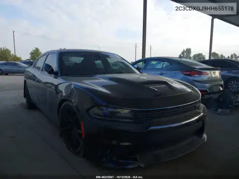 2C3CDXGJ9HH655178 — 2017 Dodge Charger, Lewy i prawy bok, zdjęć przed naprawą