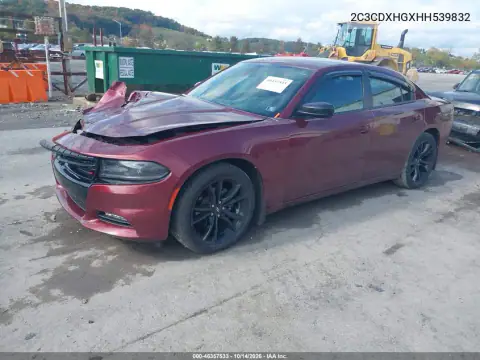 2C3CDXHGXHH539832 — 2017 Dodge Charger, foto 3 de IAAI, Parte delantera