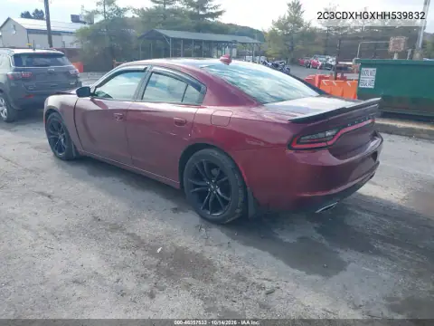 2C3CDXHGXHH539832 — 2017 Dodge Charger, foto 4 de IAAI, Parte delantera