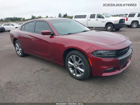 2C3CDXJG2LH193553 — 2020 Dodge Charger, Естественный износ, фото до ремонта