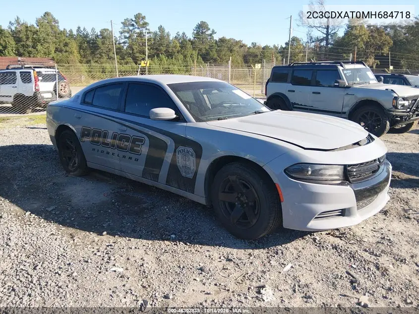 2C3CDXAT0MH684718 — 2021 Dodge Charger, photo 2 from IAAI, Left front