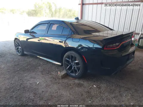 2021 Dodge Charger Gt Rwd VIN 2C3CDXHG6MH643969 фото 3