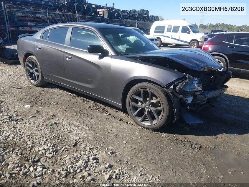 2C3CDXBG0MH678208 — 2021 Dodge Charger, photo 2 from IAAI, Front end