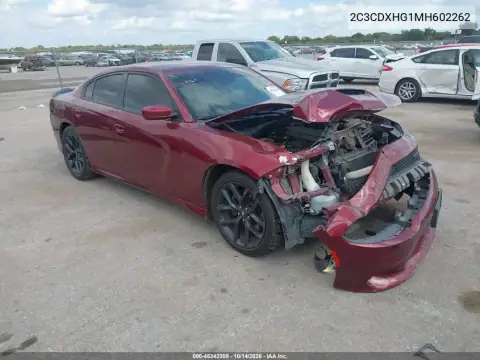 2C3CDXHG1MH602262 — 2021 Dodge Charger, photo 2 from IAAI, Front end