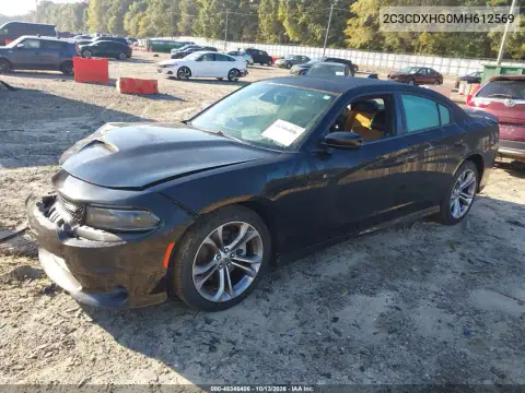 2C3CDXHG0MH612569 — 2021 Dodge Charger, zdjęcie 3 z IAAI, Nie podano