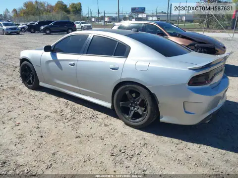 2C3CDXCT0MH587631 — 2021 Dodge Charger, фото 4 з IAAI, Правий бік