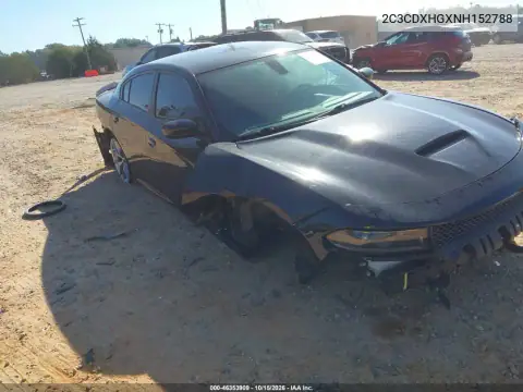 2C3CDXHGXNH152788 — 2022 Dodge Charger, Передня й задня частини, фото до ремонту