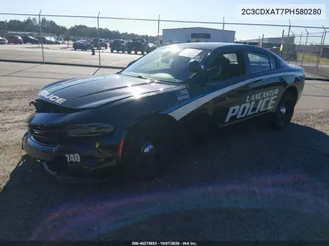 2023 Dodge Charger Police Rwd VIN 2C3CDXAT7PH580280 фото 3