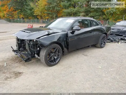 2C3CDAMP7TR245505 — 2026 Dodge Charger, photo 3 from IAAI, Front end