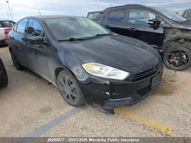 1C3CDFAA5FD141079 — 2015 Dodge DART SXT, Град (Hail), фото до ремонта