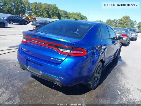 2013 Dodge Dart Rallye VIN 1C3CDFBA3DD107217 фото 5