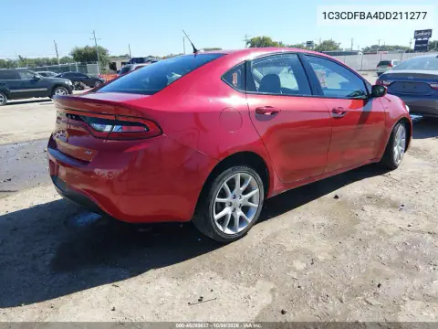 2013 Dodge Dart Sxt VIN 1C3CDFBA4DD211277 фото 4