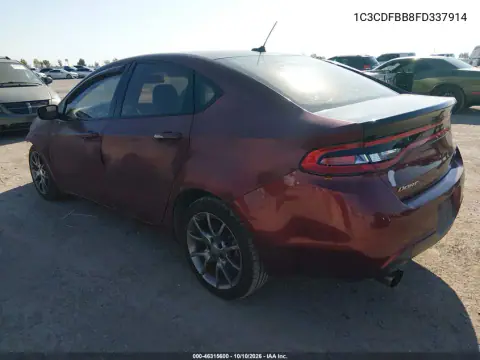 2015 Dodge Dart Sxt VIN 1C3CDFBB8FD337914 фото 4
