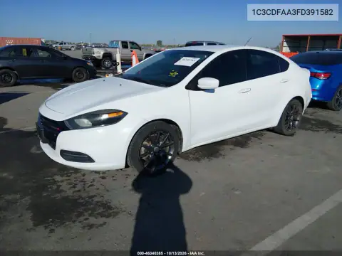 2015 Dodge Dart Se VIN 1C3CDFAA3FD391582 фото 3