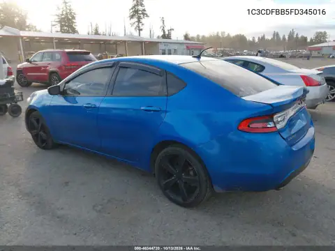 1C3CDFBB5FD345016 — 2015 Dodge DART, foto 4 de IAAI 21.10.2026, Desgaste normal