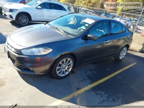 1C3CDFCB1GD650285 — 2016 Dodge DART, ფოტო 3, IAAI, წინა მარჯვენა ნაწილი