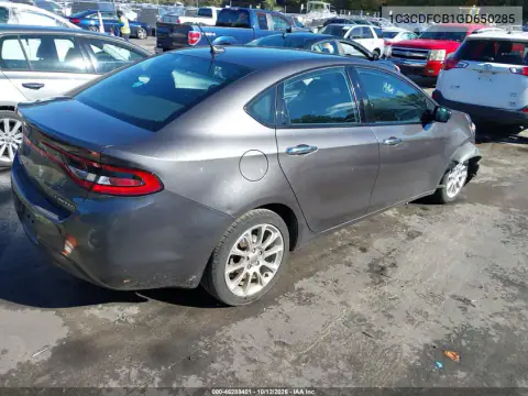 1C3CDFCB1GD650285 — 2016 Dodge DART, ფოტო 5, IAAI, წინა მარჯვენა ნაწილი