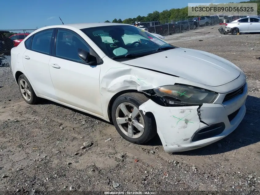 2016 Dodge Dart Sxt VIN 1C3CDFBB9GD565325 фото 2