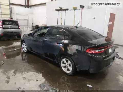 1C3CDFFA9GD820802 — 2016 Dodge DART, фото 4 с аукциона IAAI, Передняя часть