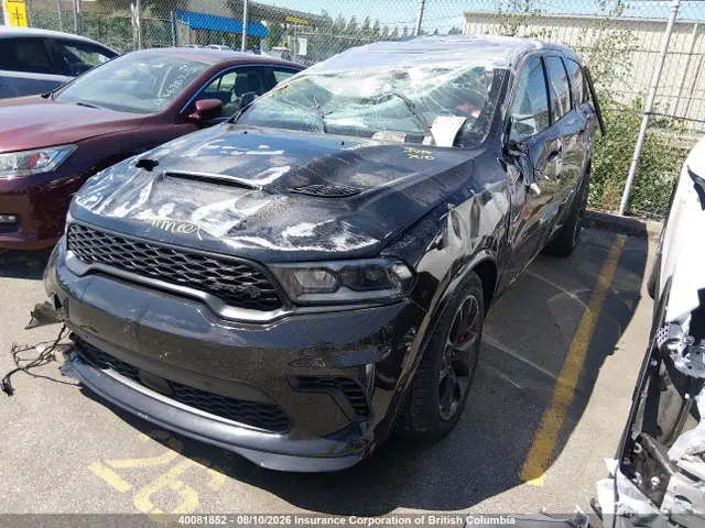 1C4SDJH90MC801313 — 2021 Dodge Durango Srt Hellcat, photo 2 from IAAI 16.10.2026, All-over damage