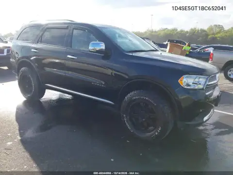 1D4SE5GT1BC652041 — 2011 Dodge Durango, ბუნებრივი ცვეთა, ფოტოები შეკეთებამდე