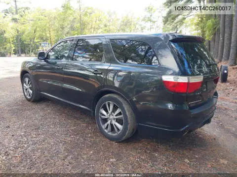 1C4SDHCT4CC260017 — 2012 Dodge Durango, photo 4 from IAAI 27.10.2026, Normal wear